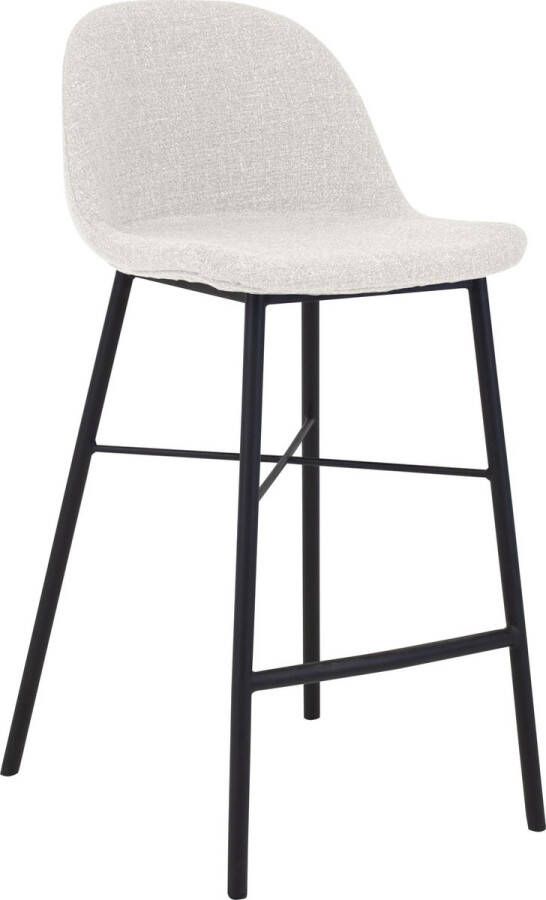 Kick Collection KICK Barkruk 'Jade' kleur Wit (zithoogte 70cm)