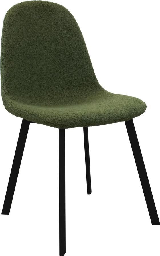 Kick Collection KICK Eetkamerstoel 'Ted' Teddy kleur Groen