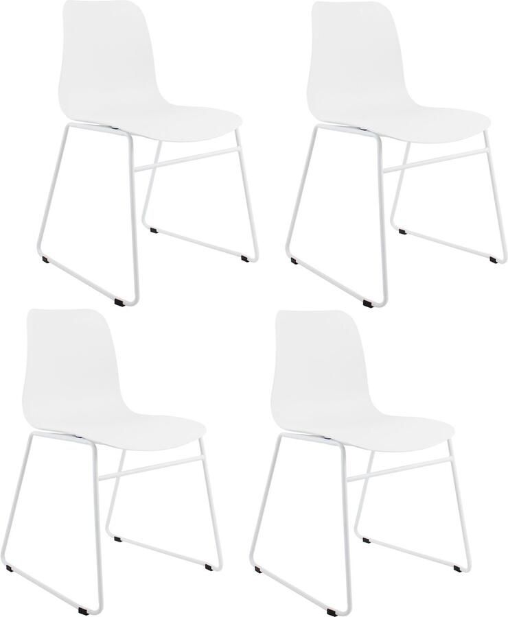 Kick Collection Set van 4 Kick tuinstoel Kiki wit