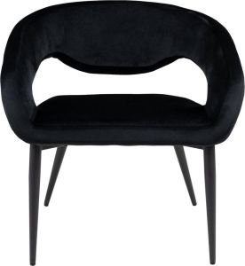 Kick Collection Kick fauteuil Lenn Velvet Zwart