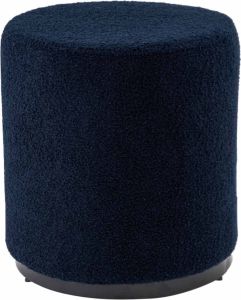 Kick Collection Kick Poef Teddy Donkerblauw