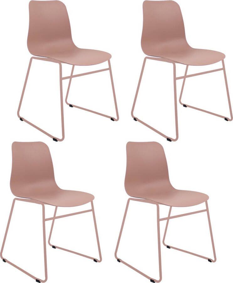 Kick Collection Set van 4 Kick tuinstoel Kiki roze