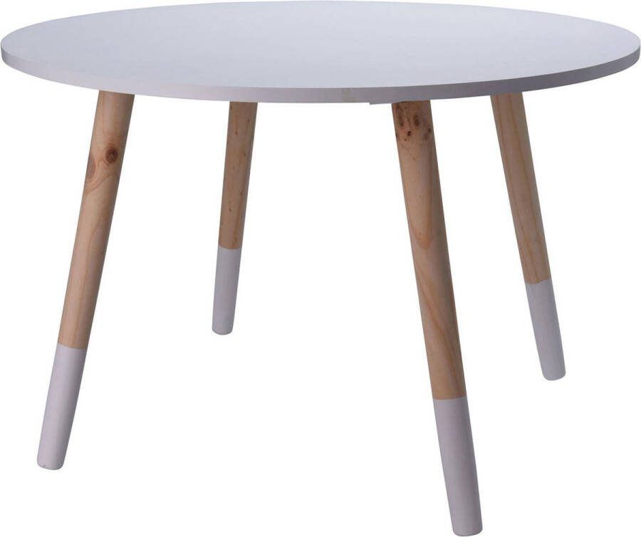 KidCollection Kindertafel van Hout 60 x 60 x 41 cm Wit