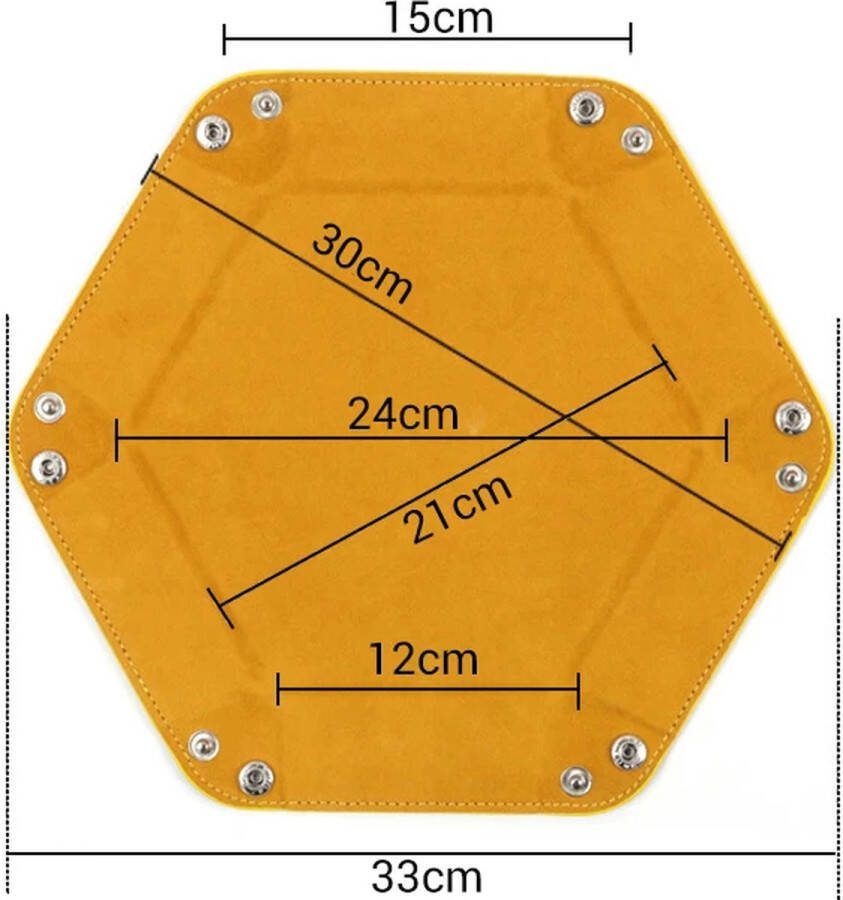 Kiddy's Dobbelsteenbak Pitjesbak dobbelbak 29 cm x 29 cm Zwart Geel Kunstleder