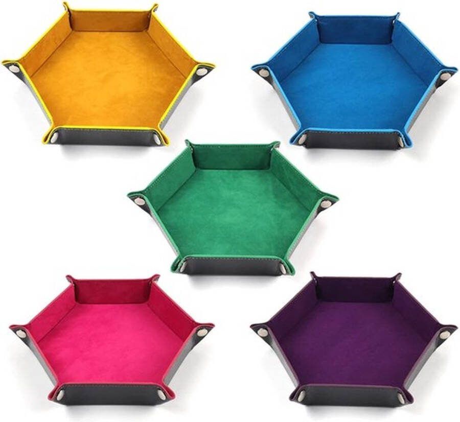 Kiddy's Dobbelsteenbak Pitjesbak dobbelbak 29 cm x 29 cm Zwart Rood Kunstleder