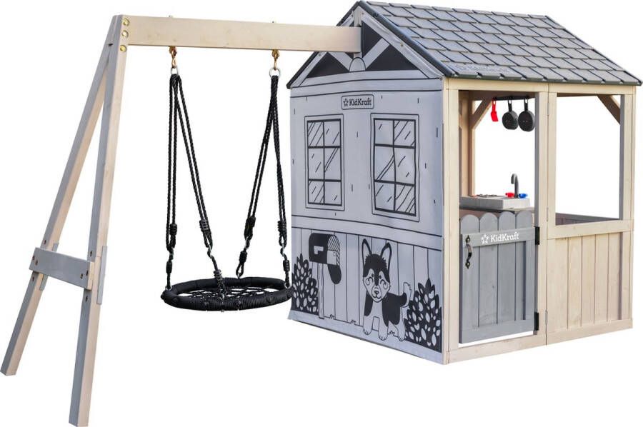 KidKraft Houten Savannah Swing Speelhuis voor buiten