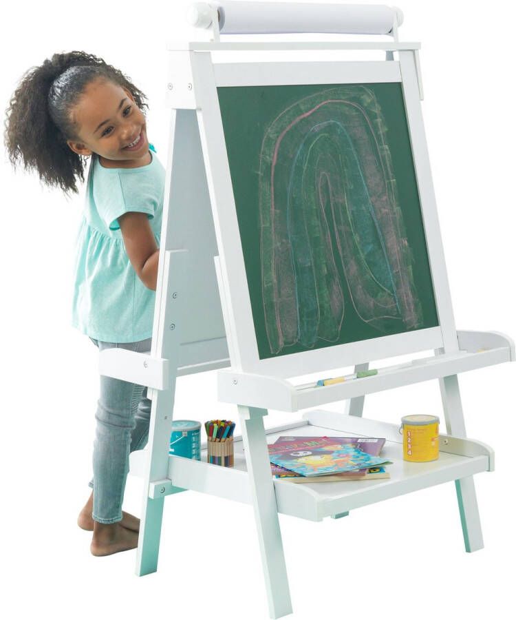 KidKraft Houten schildersezel Deluxe- wit