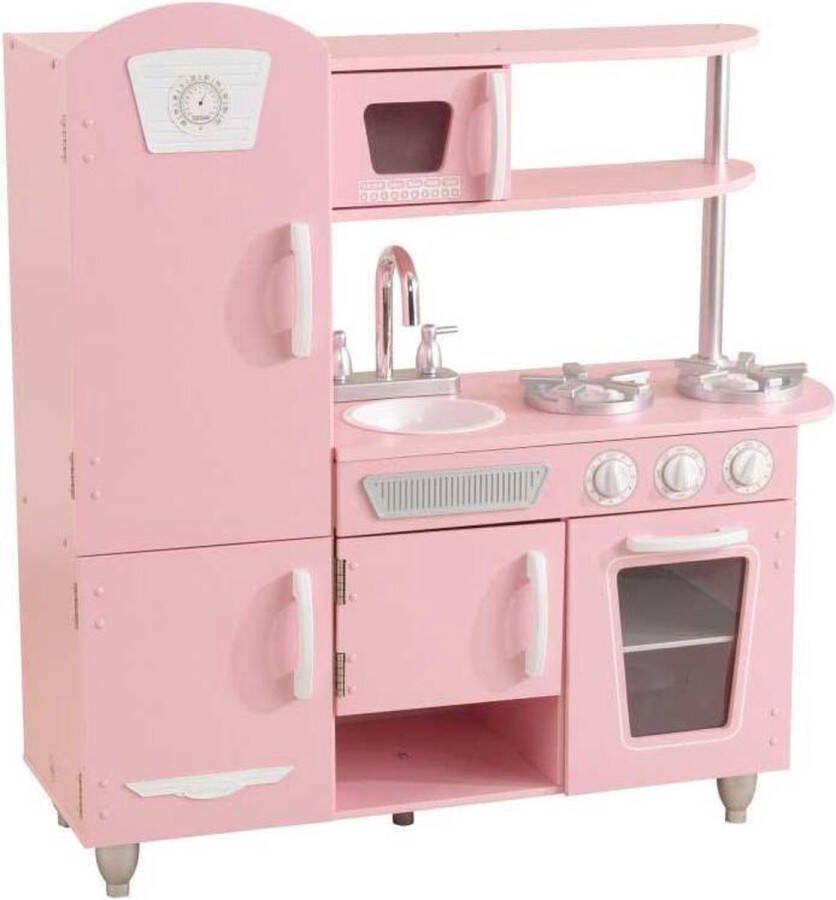 KidKraft Vintage look Houten Kinderkeuken Roze