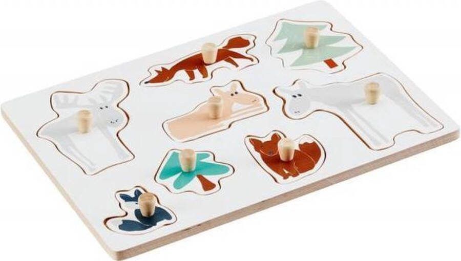 Kids Concept Inlegpuzzel Dieren Edvin | Kid's Concept