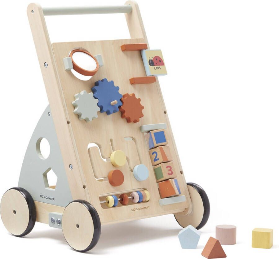Kids Concept Kid's concept baby loopwagen met activiteiten edvin