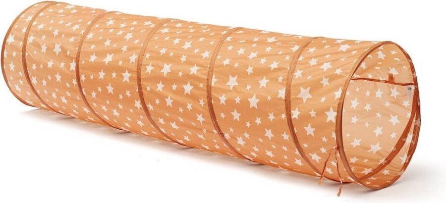Kids Concept Kid's Concept Speeltunnel Ster 46x180 cm Oranje