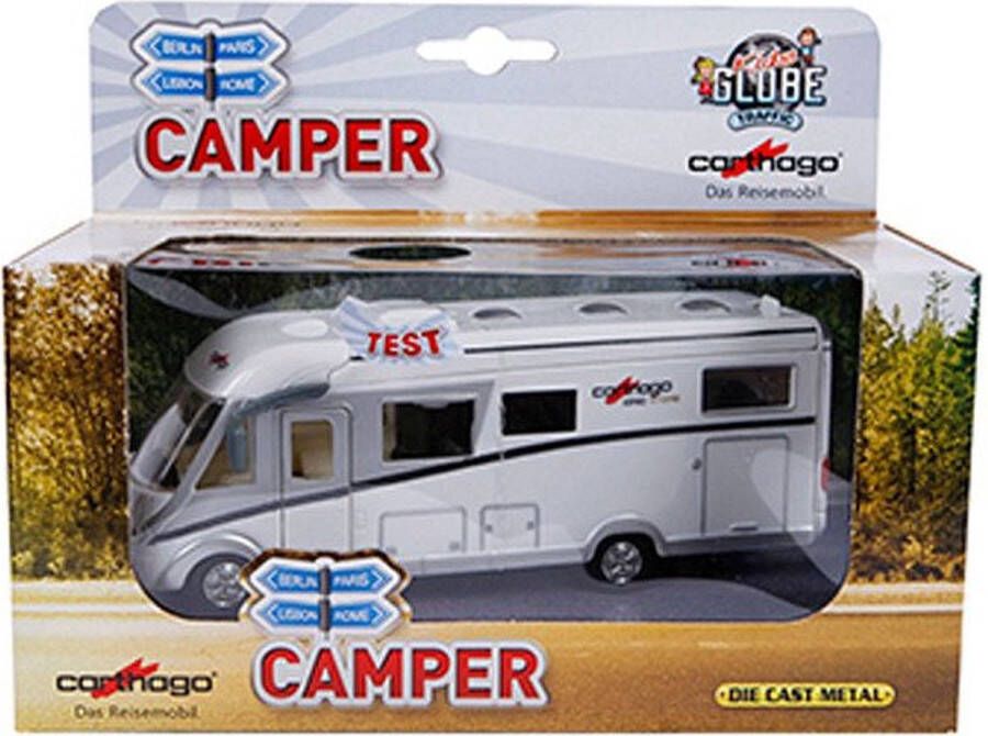 Coppens Die Cast pull back &apos;Carthago Camper&apos; met licht 16