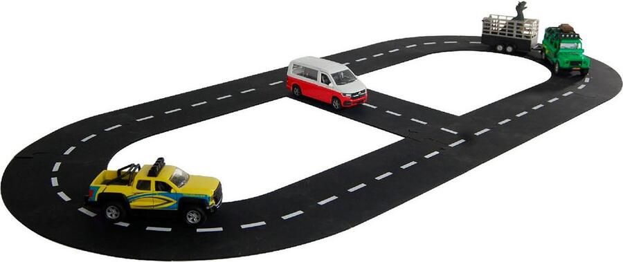 Kids Globe autobaan wegdelen puzzel 18dlg 307 5cm