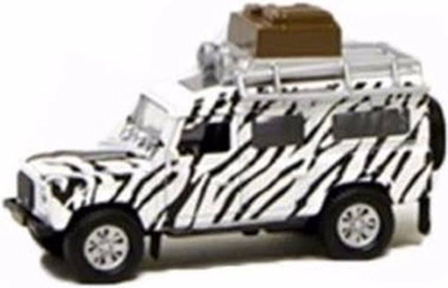 Kids GLOBE Landrover Defender Safari Speelgoedvoertuig: 14 cm