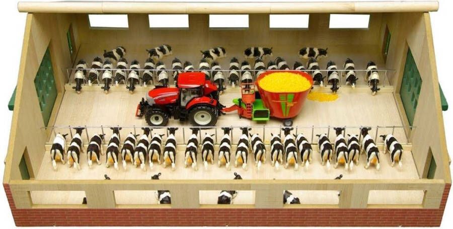 Kidsglobe Loopstal 1:32 Miniatuur tractor