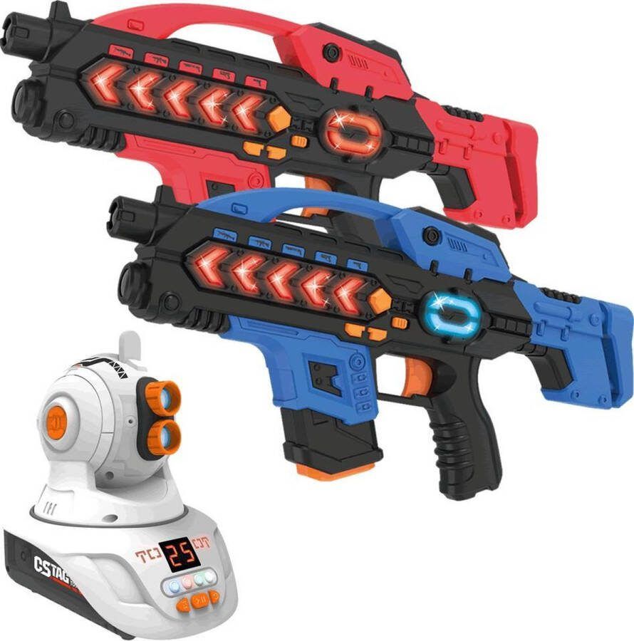 KidsTag 2 Plus lasergeweren + projector outdoor & indoor lasergame set