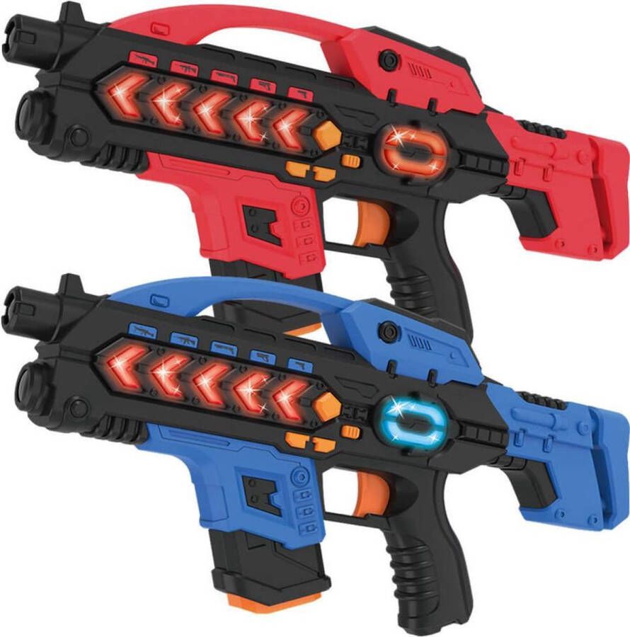 KidsTag Lasergame set met 2 lasergeweren Plus lasergame geweren met veel extra's