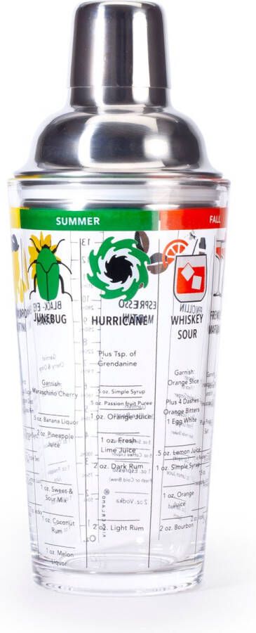 Kikkerland Four Seasons Cocktailshaker- 400ML