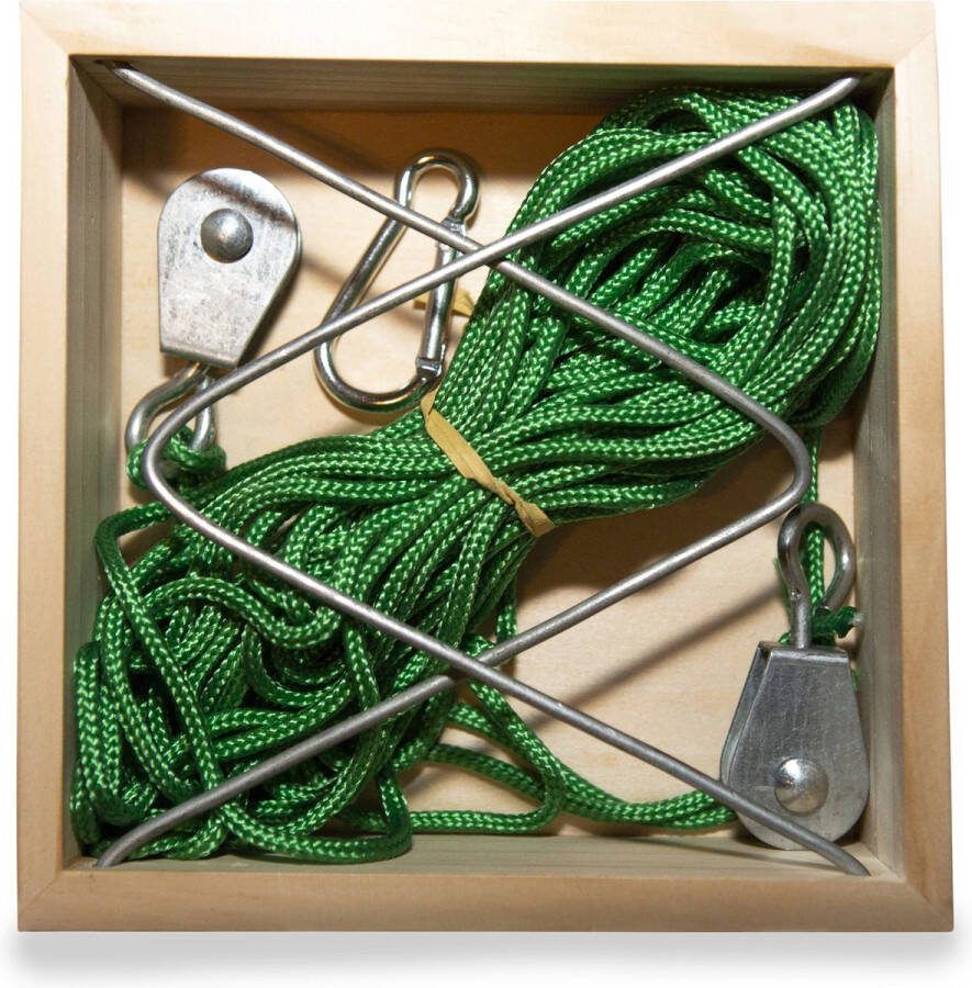Kikkerland Huckleberry Cable Transport Maak je eigen kabel transport DIY bouwpakket Buitenspelen
