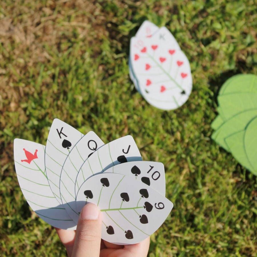 Kikkerland Huckleberry Leaf Cards Kaartspel Bladvormig