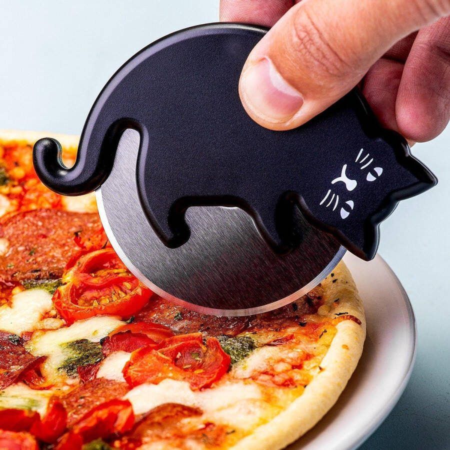 Kikkerland Kat Pizzasnijder