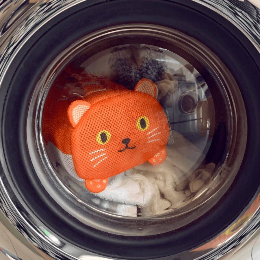 Kikkerland Kat Waszakje Oranje