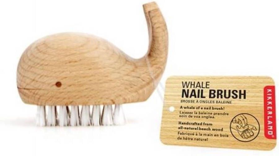 Kikkerland Nagelborsteltje In de vorm van een walvis