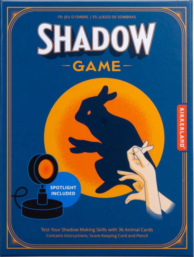 Kikkerland Shadow Play Game Reisspellen