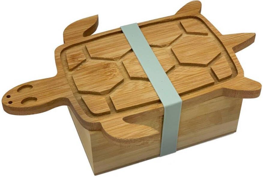 Kikkerland Tofu Press Bamboe Tofu Pers Schattig schildpad design Vegan Vegetarisch Vaatwasser besteding