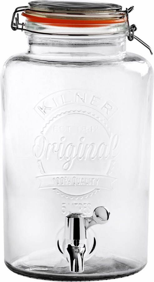 Kilner Drankdispenser Met kraantje In cadeauverpakking 8L