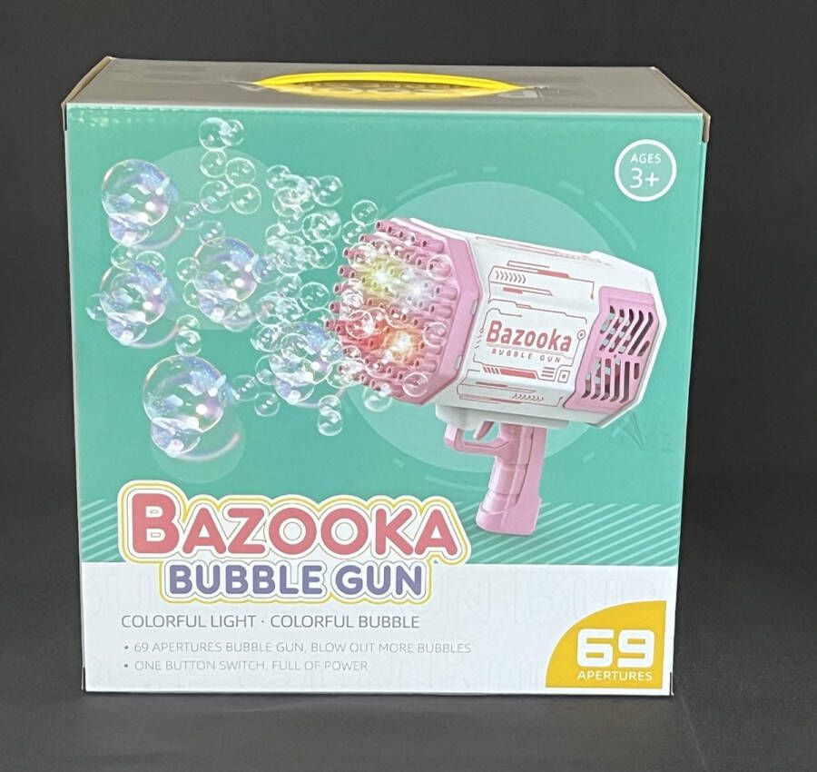 Kimbo Bazooka Bubble Gun Paars Bellenblaas Bazooka