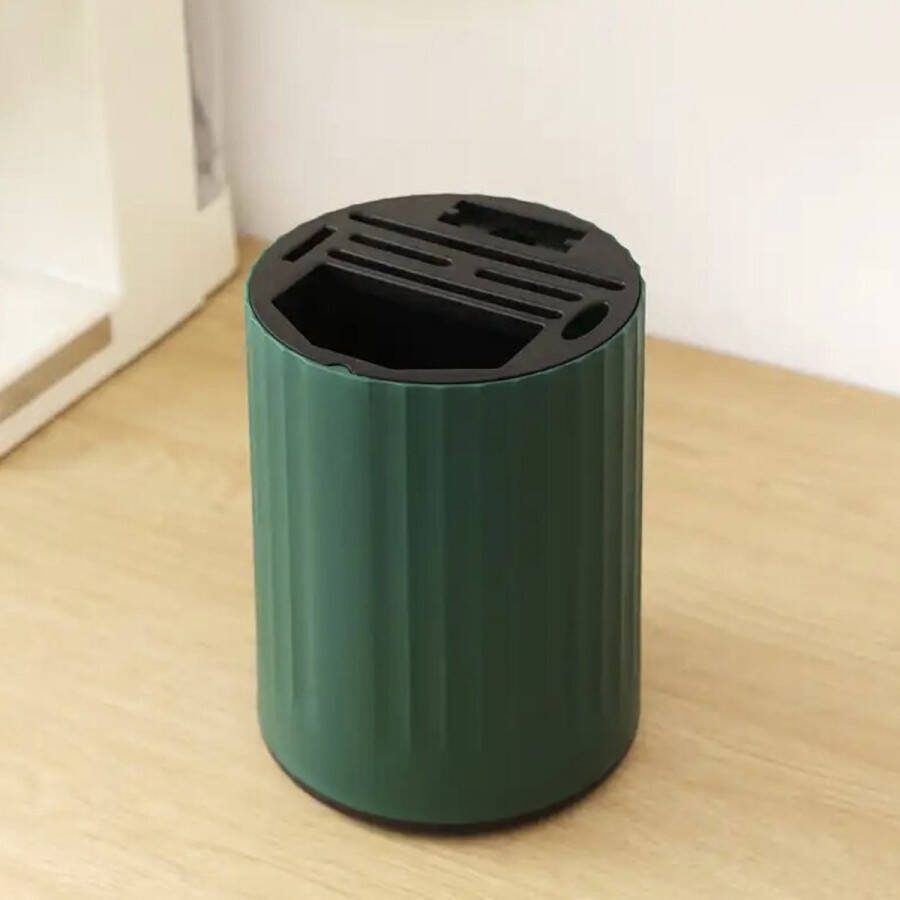 KimDo Multifunctioneel messen blok Groen Messenhouder Messenblok zonder messen Messenblok universeel Keuken accessoires organizer