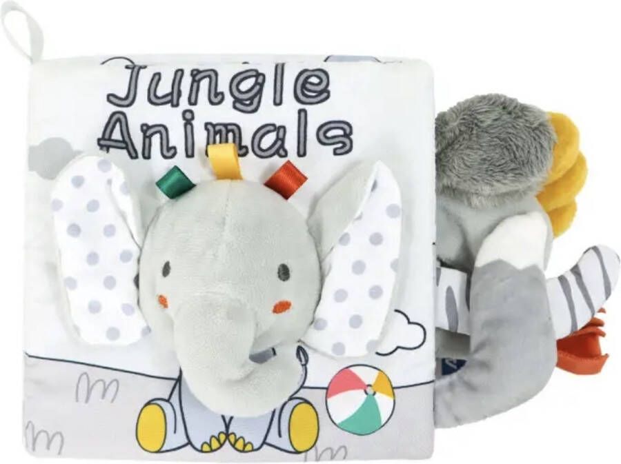 KimDo Zachte baby Boek Jungle dieren 3D Boeken Kinder Speelgoed Peuter Kraamcadeau jongen meisje