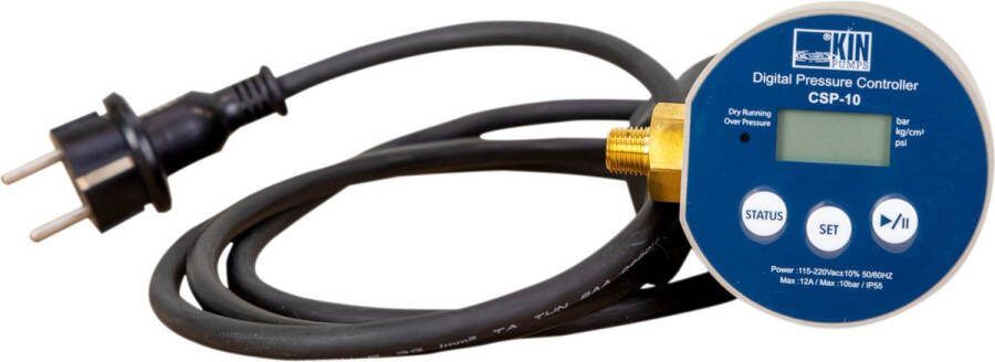 Kin Pumps CSP CONTROL Digitaal instelbare drukschakelaar voor waterpompen