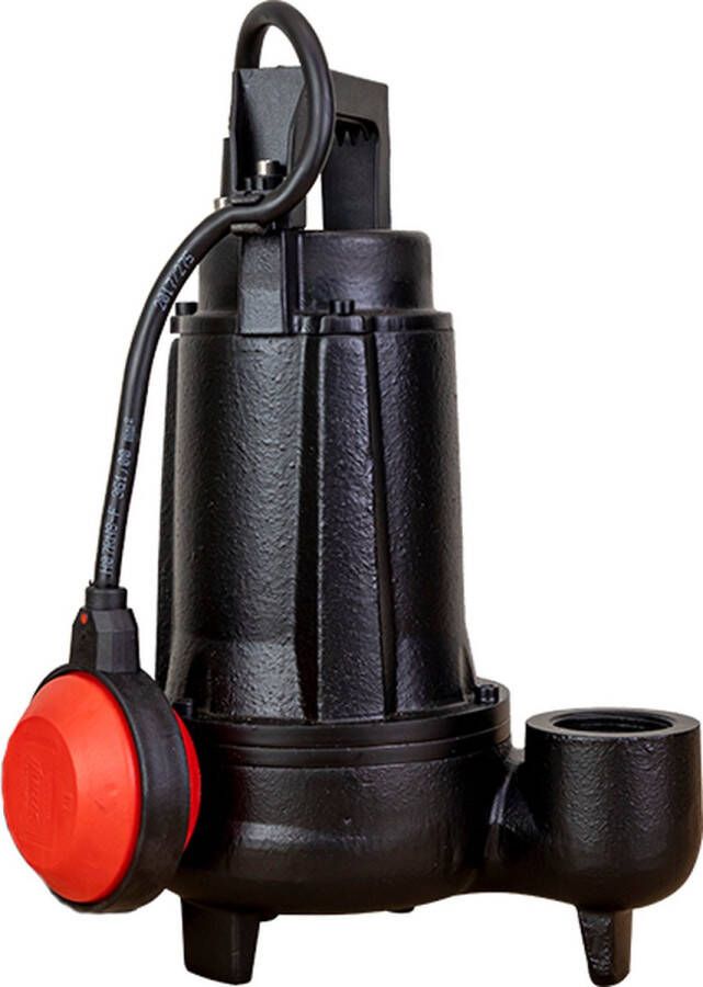Kin pumps Dompelpomp Vuilwater Super Vortex BKL 1.5 M A Met drijvende vlotter gietijzer 230 volt (Max. capaciteit 10 8m3 h)