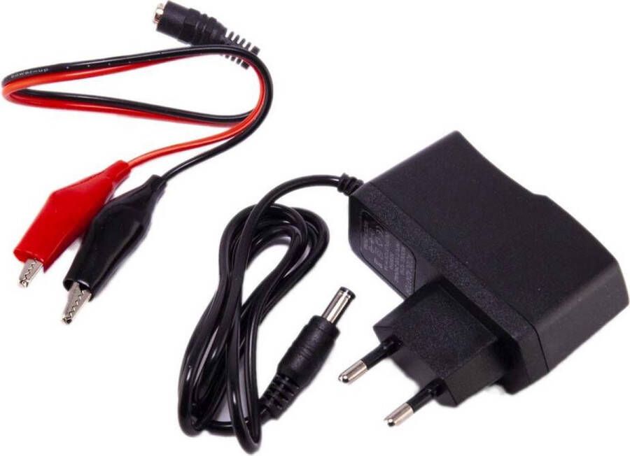 Kinderauto-onderdelen Universele 12V oplader druppelader acculader 5.5 x 2.1mm voor elektrische kinderauto kindermotor kinderquad kindertractor accuvoertuig