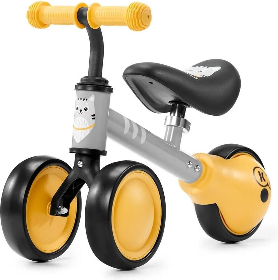 KinderKraft Loopfiets CUTIE Geel