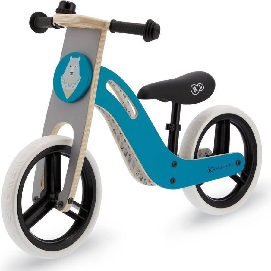 KinderKraft Uniq Loopfiets Balance Bike Turquoise