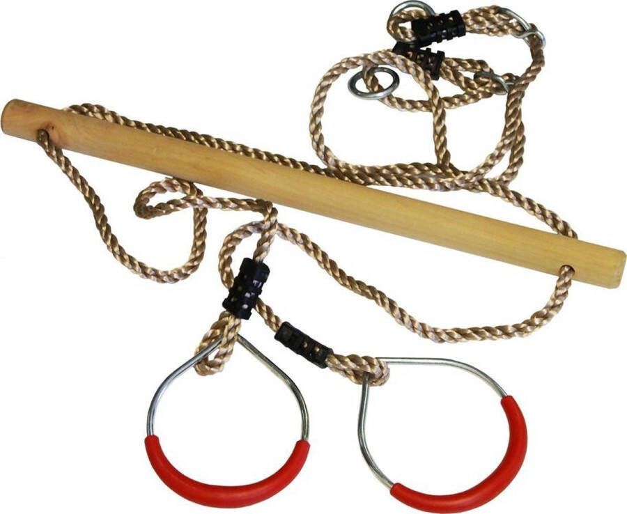 Kinderspeeltoestel.nl Trapeze Metalen ringen