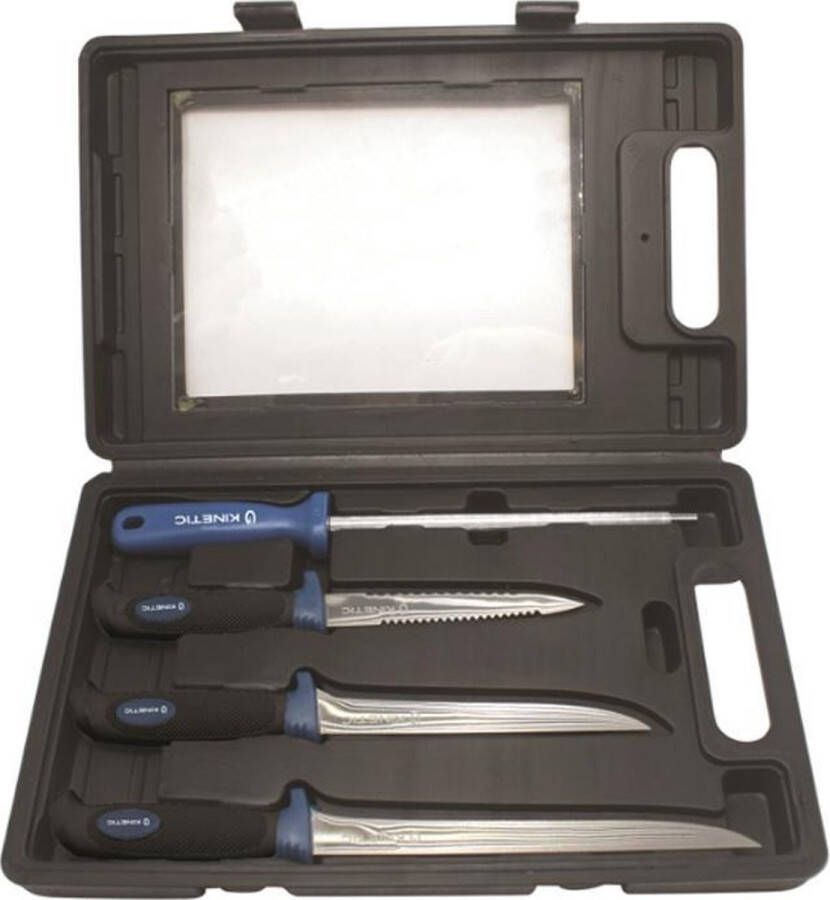 KINETIC Pro Fillet Kit Fileermessen Set Zwart
