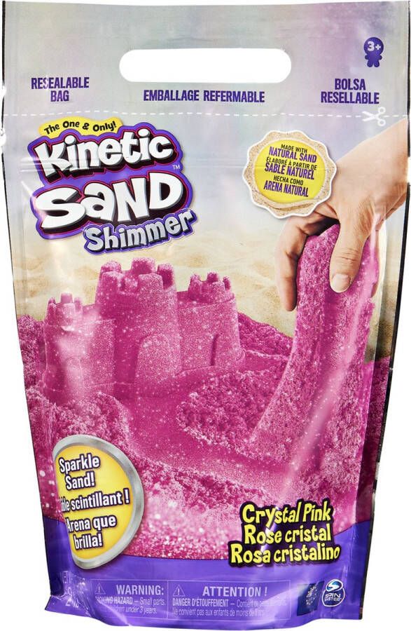 Kinetic Sand Kristalroze Natuurlijk Glinsterend Zand 907 g origineel kinetisch zand Sensorisch speelgoed