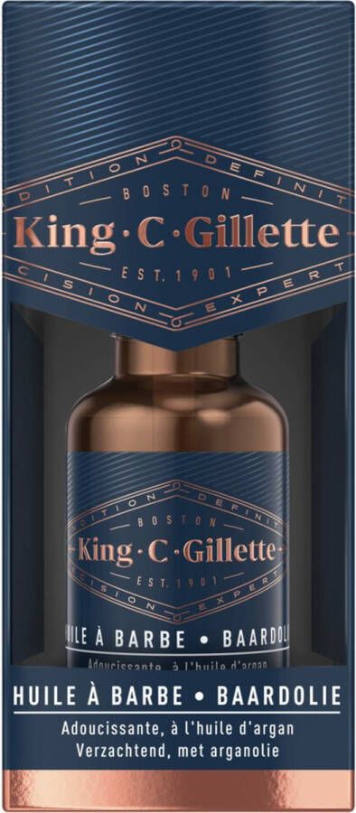 King C. Gillette 6x Baardolie 30 ml