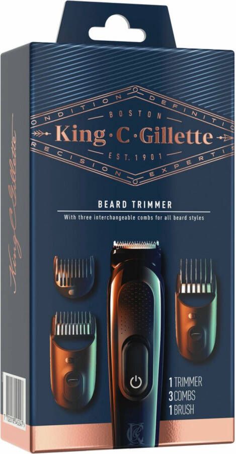 King C. Gillette Draadloze Baardtrimmer 1 set