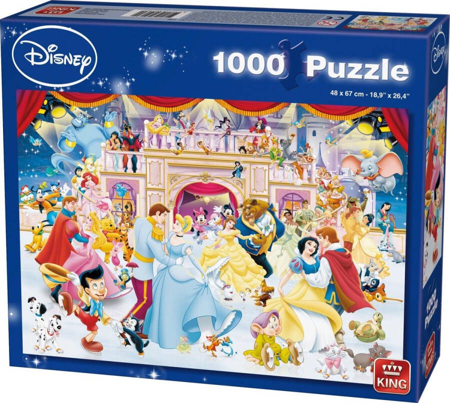King International King puzzel Disney princess dansen 1000 stukjes
