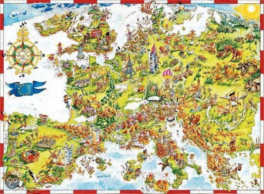 King International Comic Europe Puzzel 1000 Stukjes