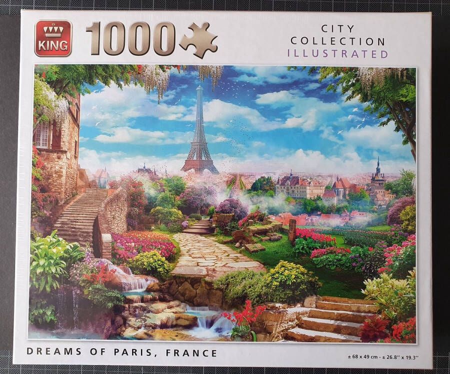 King International King legpuzzel 1000 stukjes Dreams of paris france