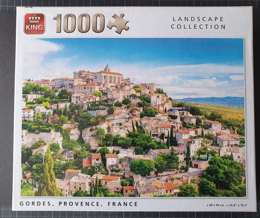 King International King legpuzzel 1000 stukjes Gordes provence france