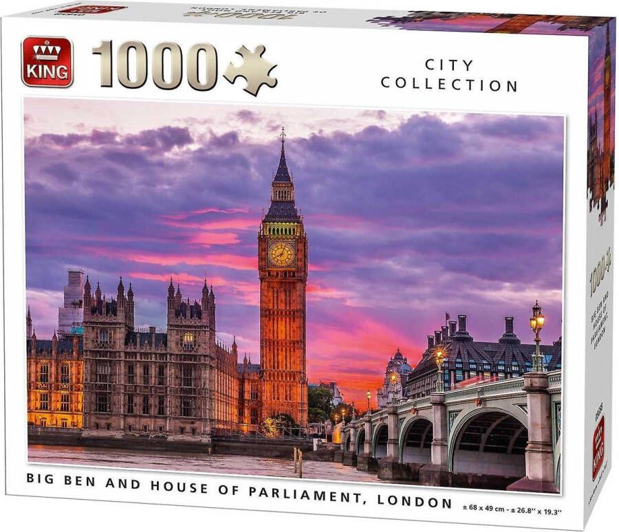 King International King Puzzel 1000 Stukjes Volwassenen Verenigd Koninkrijk Puzzels Legpuzzels