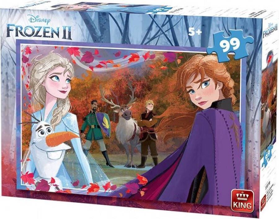 King legpuzzel Disney Frozen II karton 99 stukjes
