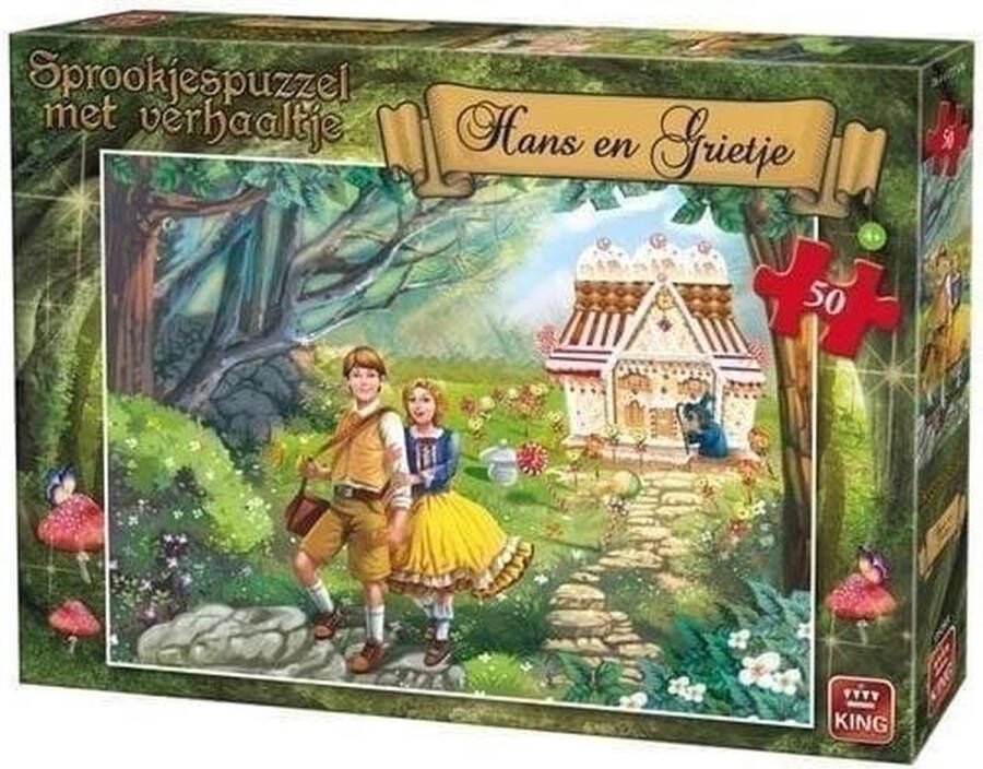 King Legpuzzel Hans En Grietje Junior Karton 12 Stukjes